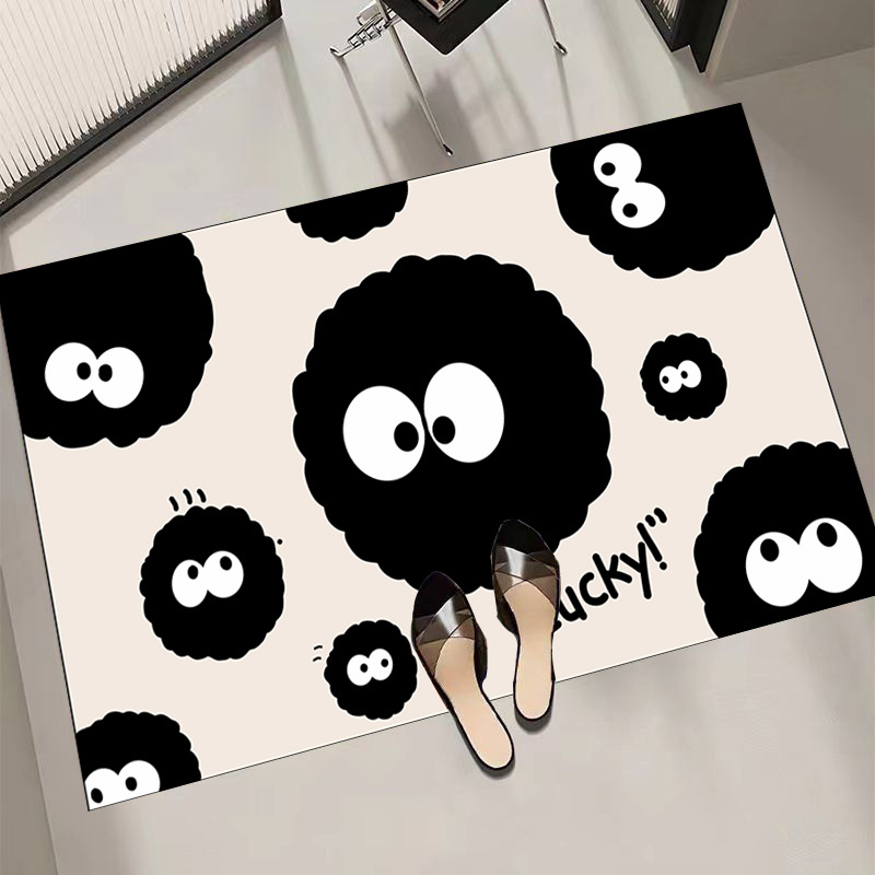 3d Illusion Bathroom Mat, Non-slip Soft Chenille Rug, Quick Dry_voghion.com