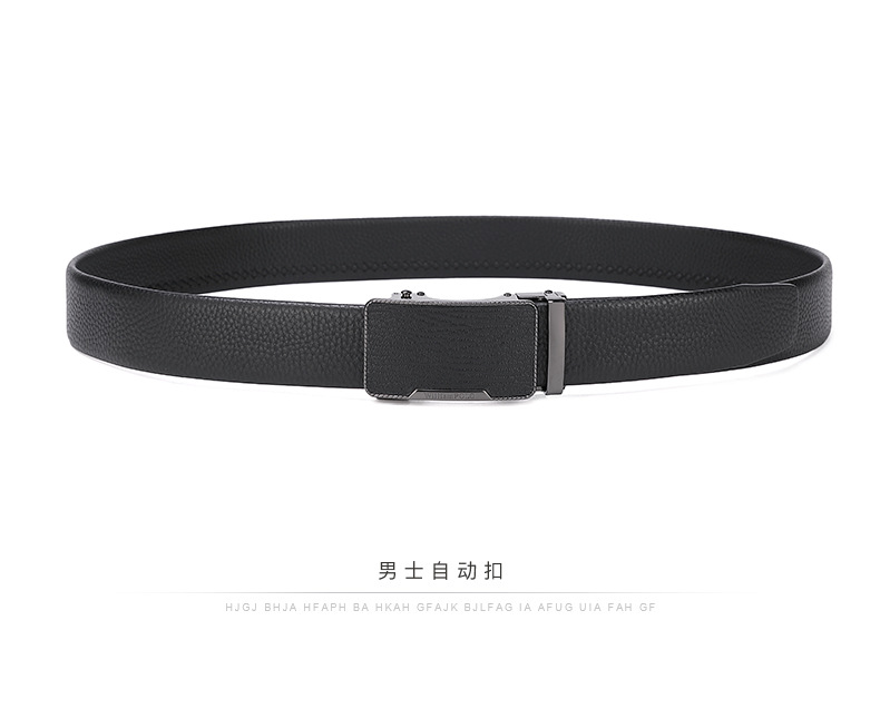 Emperor Paul leather belt for men, genuine leather, business alloy belt, automatic buckle belt, premium genuine trendy belt for men.