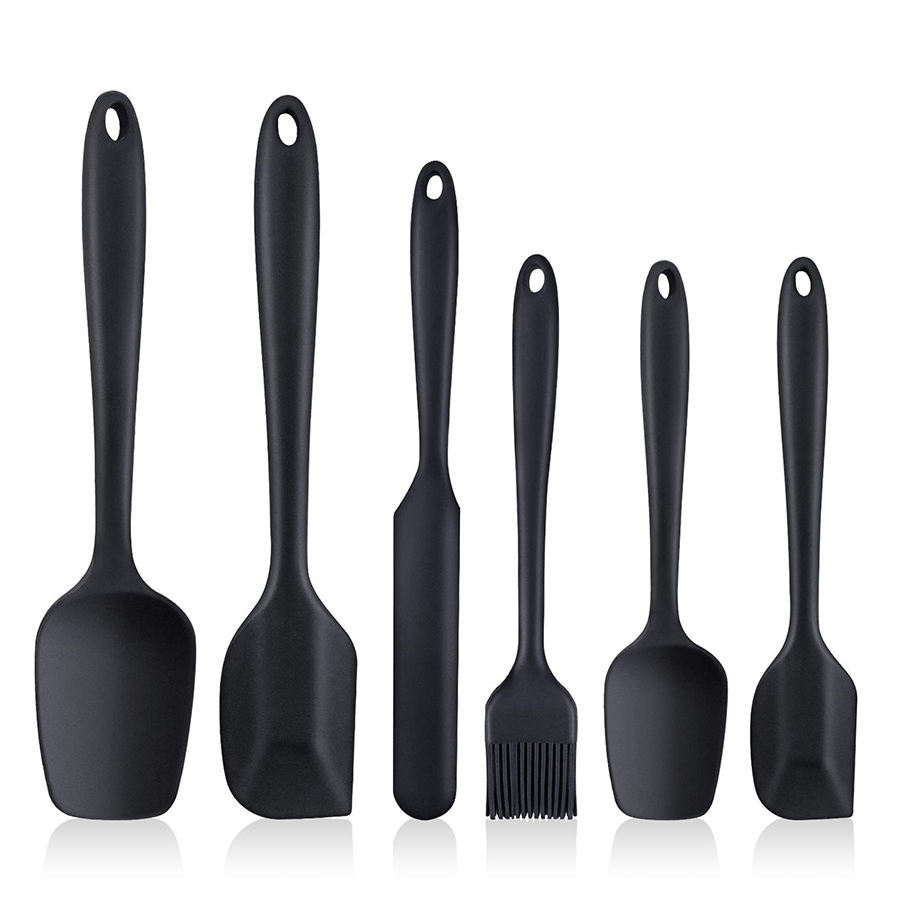 Silicone Baking6-piece Set Baking Tool Set Integrated Scraper Cake Spatula Oil Brush Large And Small Scraper