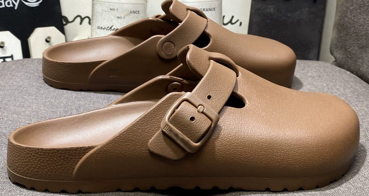 Сандалии Birkenstock из замши для ленивых мужчин BK домашние летние односторонние регулируемые пляжные открытые плоские сандалии для женщин