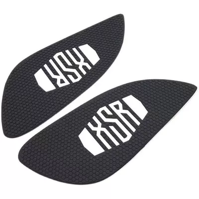 Suitable for Yamaha XSR155XSR700XSR900 modified stickers, decals, fuel tank insulation, anti-slip side stickers (Motorcycle helmet anti-fog film) - black