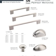 黑色拉手现代简约衣柜抽屉柜门门把手厨房不锈钢色拉手