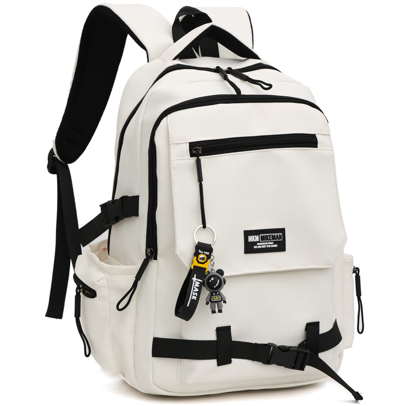 La nueva mochila de la marca de moda para hombres y mujeres de gran capacidad mochila de viaje ligera al aire libre para estudiantes de secundaria y secundaria.