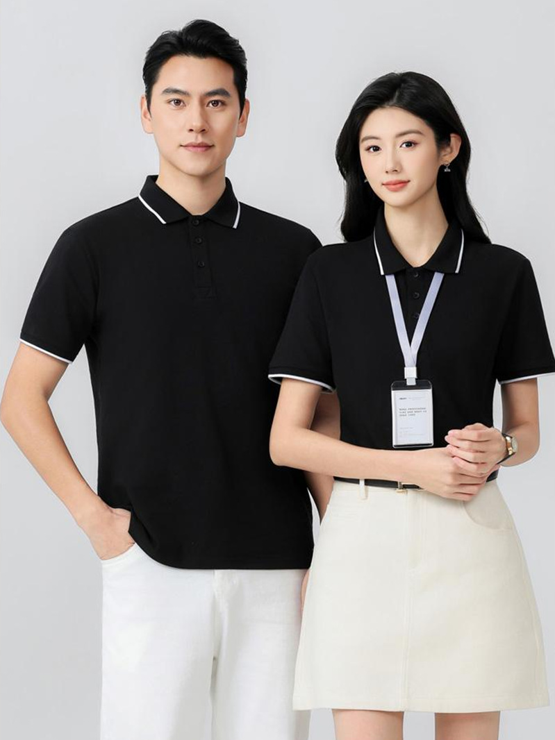 Polo de Alta Calidad Transfronterizo, 220g, Solapa Sorona, Camiseta Antibacteriana con Sensación Refrescante, Polo de Golf para Hombre