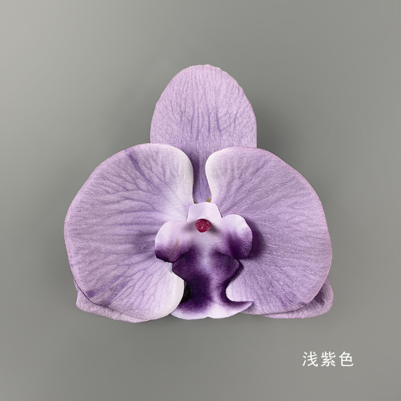 金色蝴蝶兰花头绢花直径假花diy头饰花花景观花墙造型花艺绿植|undefined