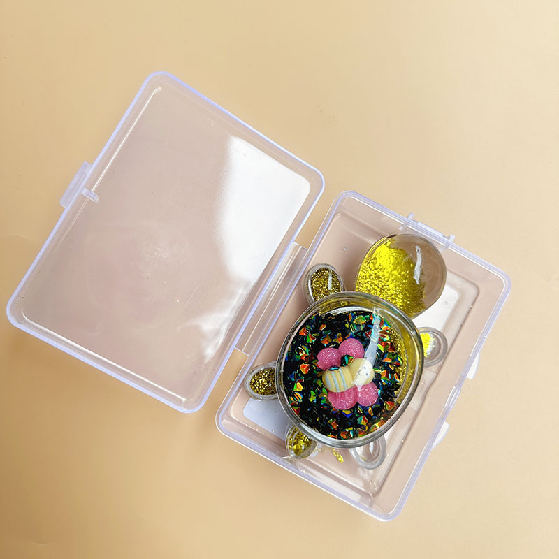 꿀벌 스타일 더블 레이어 유사 거북이-다크 블루