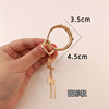 Brand fashionable sophisticated universal hair accessory, small hairgrip, metal crab pin with tassels, internet celebrity, city style