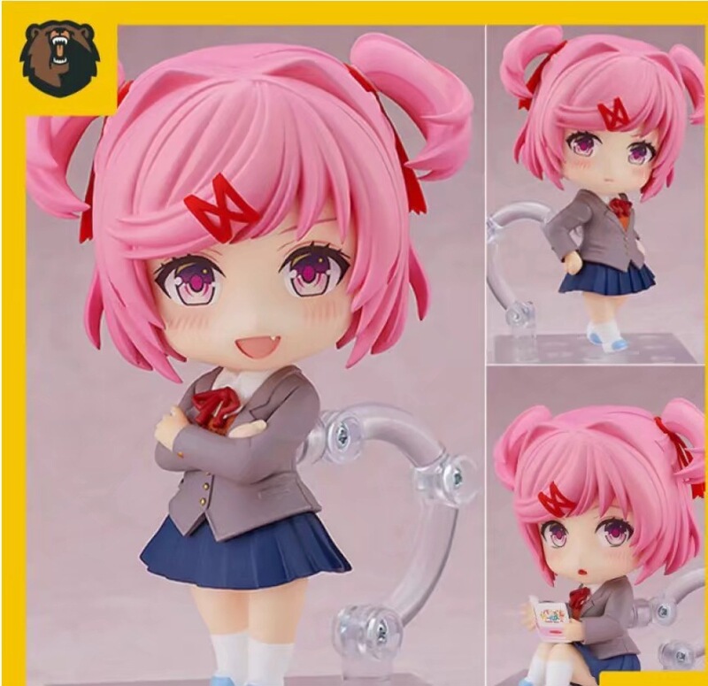 ハートビート文学部 Qバージョン ねんどろいど サシリ・サキ・ユリ・モニカ 可動顔変更フィギュアモデル|undefined