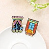 Fashionable cute trend metal brooch, accessory