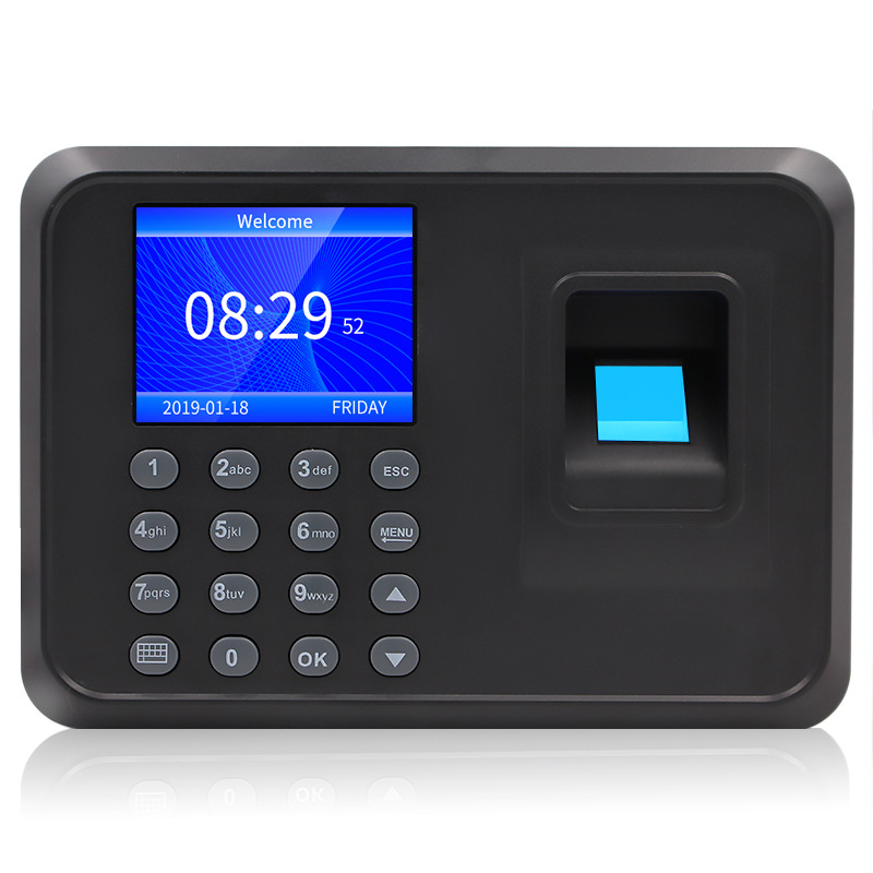 Youku F01 attendance machine employee attendance fingerprint punch-in machine records finger sign-in to and from get off work, exported to many countries for foreign trade