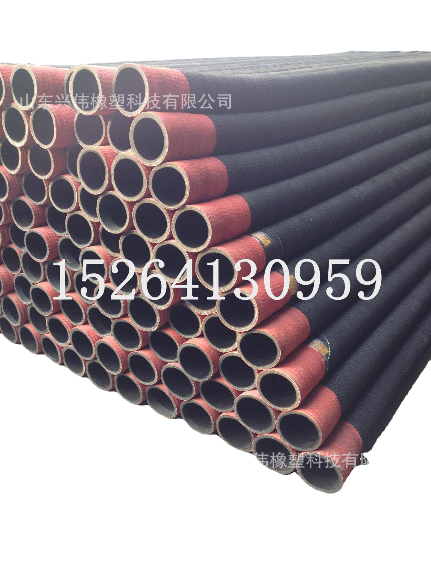 出口非洲淘金用吸沙输水胶管4寸6寸红头螺旋钢丝橡胶管