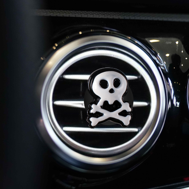 Salidas de aire de Halloween de automóviles aromatizadas nuevas adorables y carnosas consola central de automóviles decoraciones de aire acondicionado