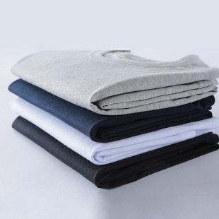 2021 new men's ins Japanese T-shirt short-sleeved summer loose color bottoming shirt slim youth round neck t