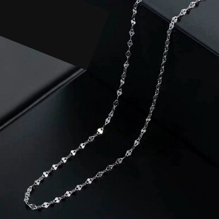 Simple temperament Platinum titanium steel lip chain women's pendant chain naked chain men's pendant jewelry chain wholesale