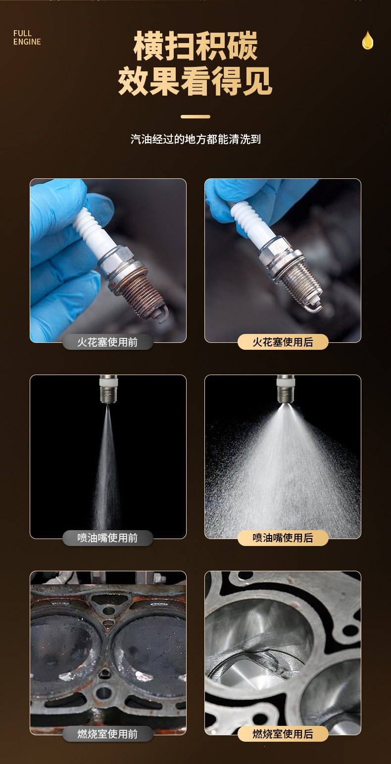 Pulv Liquid Fuel Treasure Carbon Deposit Remover Gasoline Additive Three-Way Catalytic Cleaner Flagship Store