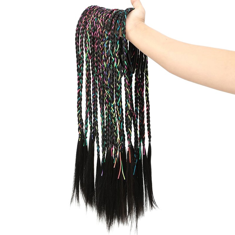 Banda para el cabello diadema Internet celebridad cuerda de color trenza sucia forma de cabello trenzado invisible banda para el cabello sin costuras accesorios para el cabello estilo étnico tocado
