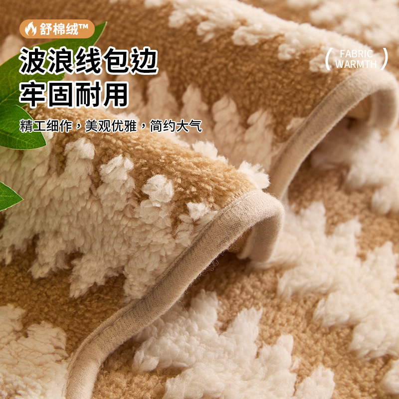 Otoño e invierno engrosado cojín de sofá de peluche 2025 nuevo tipo de forma especial línea recta cojín antideslizante toalla cubierta de sofá todo incluido