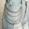 Four-layer pants chain