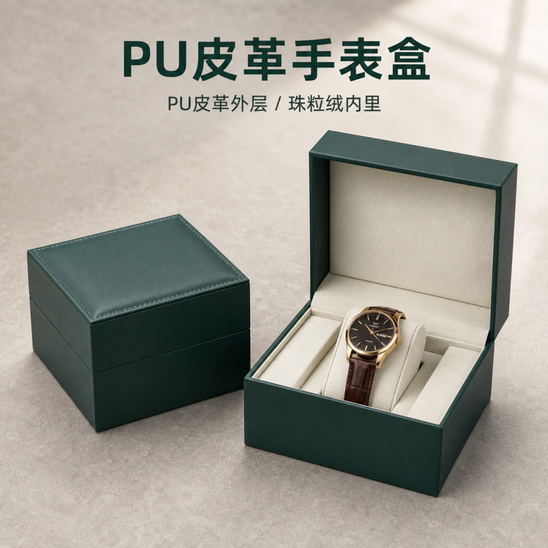 Pu Leather Watch Packaging Box, High-End Single Watch Display Box, Dust-Proof Watch Gift Box with a Premium Feel Pu Leather Watch Packaging Box, High-End Single Watch Display Box, Dust-Proof Watch Gift Box with a Premium Feel