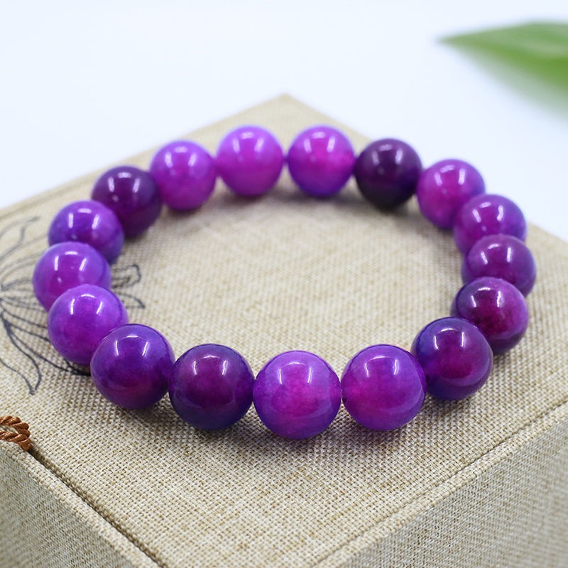 智贝主图_4合成舒俱来手链女老矿樱花皇家紫单圈手串苏纪石女