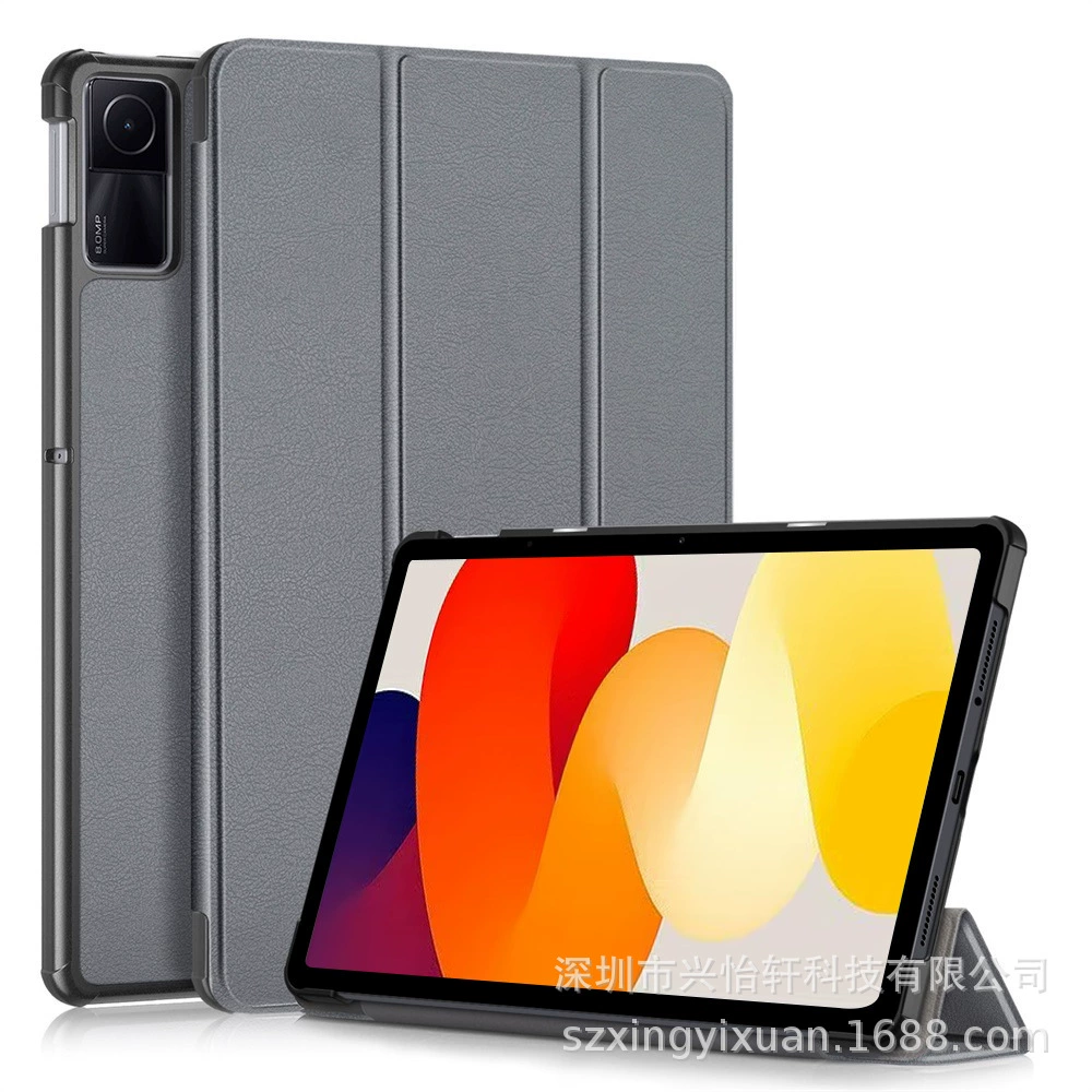 Подходящий чехол для планшета Redmi Redmi Pad SE 11-дюймовый защитный чехол из кожи с тройной% скидкой 2023