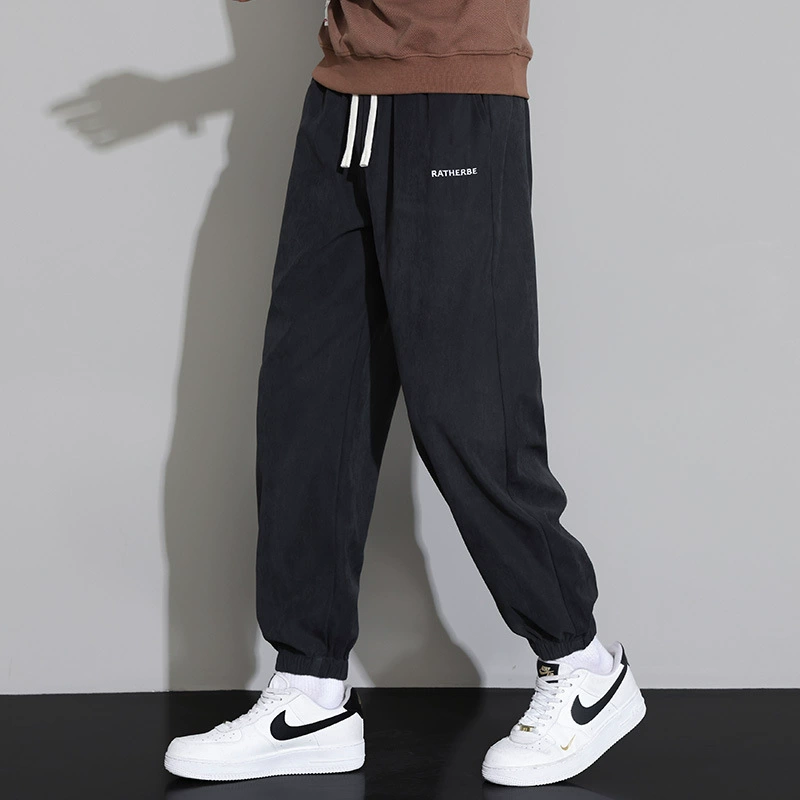Мужские спортивные брюки осенние джоггеры свободные повседневные длинные брюки 2023 новый тренд универсальные утяжеленные мужские штаны