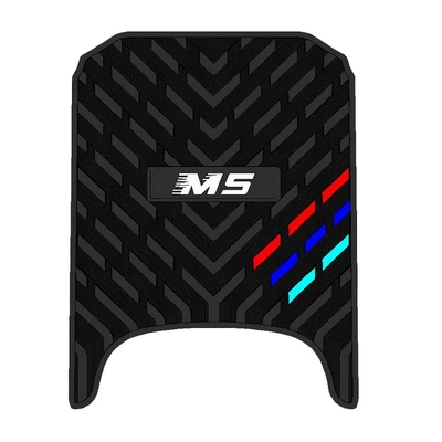 Suitable for No.9 M5 Electric Vehicle Rubber Foot Pads Three Stripes Waterproof Anti-Slip Foot Pedal Pad Modification Accessories Accessories (Motorcycle pedals) - new-thickened-foot-pads