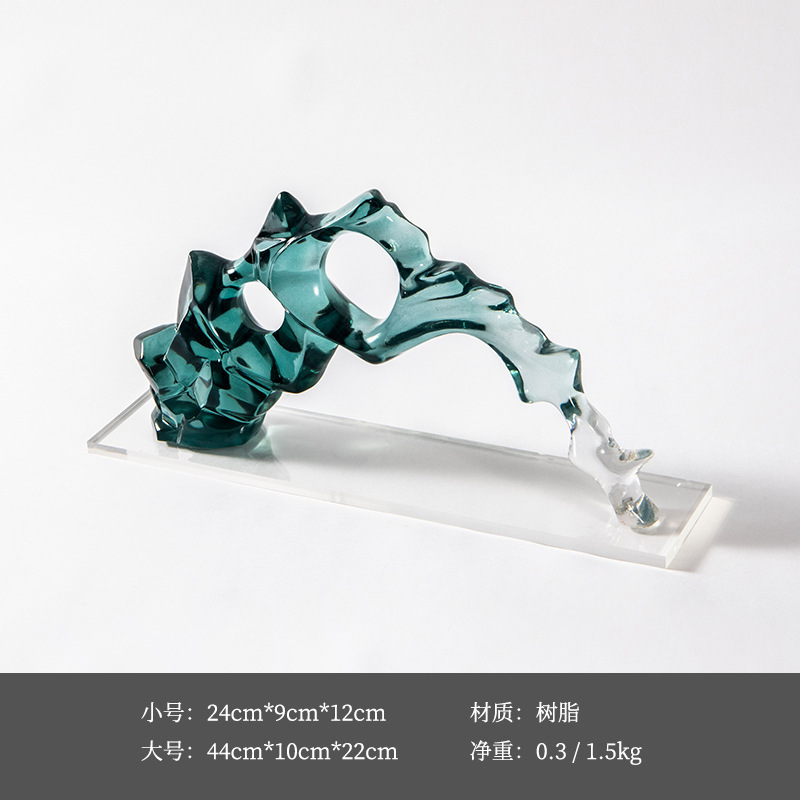 匠十三現代新中国式透明築山見本室茶室禅意軟装品玄関|undefined