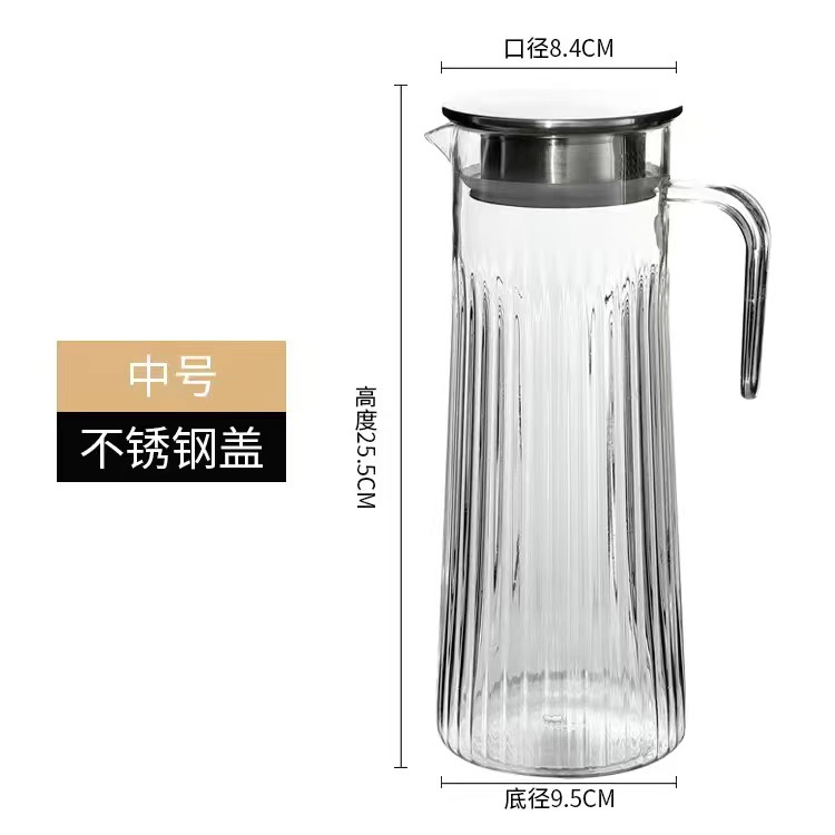 Jarra de acrílico olla de jugo de plástico hervidor de agua fría restaurante bar KTV olla de bebidas resistente a altas temperaturas olla de limón a prueba de explosiones