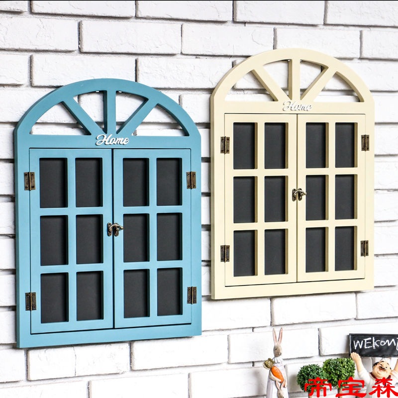 Northern Europe False window metope decorate blackboard Message boards Doorway balcony wall decorate Wall hanging Chalk Box