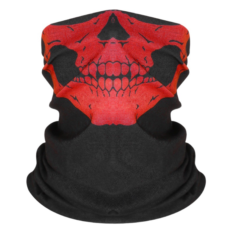 Headgear Men's Motorcycle Riding Mask Full Face Outdoor Sun Protection and Dust-proof Quick-drying 3D Helmet Headgear Scarf Face Towel