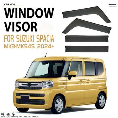 Suitable for Suzuki Spacia Window Visor Window Rain and Sun Visor Rain Eyebrow