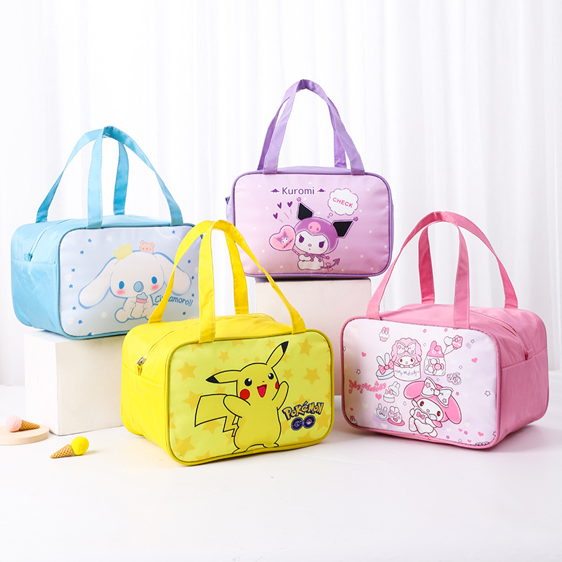 [wholesale advantage] cartoon children student lunch box bag widened aluminum foil material insulation bag lunch bag lunch bag