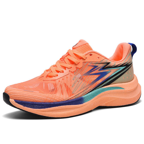 8629 men's and women's running shoes spring and summer low-top lightweight cushioning breathable sneaker popcorn bottom colorful net running shoes tide