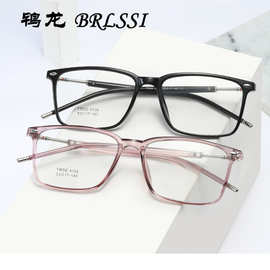 新款TR90眼镜架批发 平光镜架 近视眼镜框韩版复古潮流学生镜8158