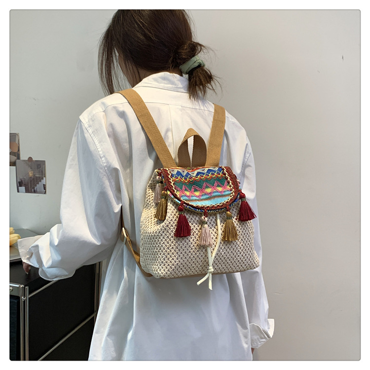 Anti-theft 15 Inch Geometric Travel Women's Backpack display picture 12