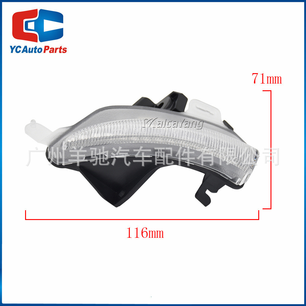 Para Toyota Lexus IS250 IS300 IS350 LS460 espejo retrovisor LED luz de dirección de flujo