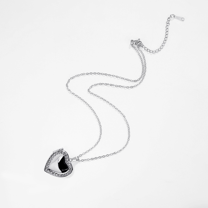 Cadena de acero de titanio blanco plata A63-10-38