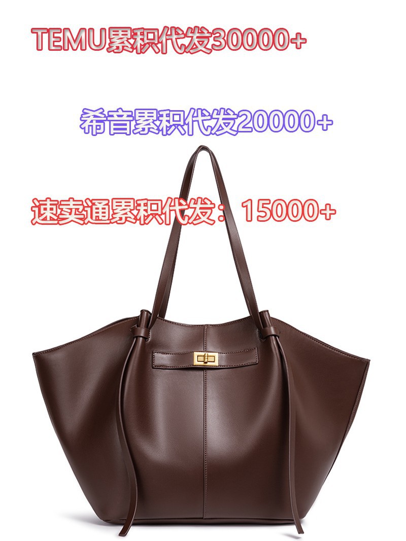 Bat-Shaped Tote Bag, European and American Style Trendy Shoulder Bag, Cross-Body Bag for Women, Large Capacity