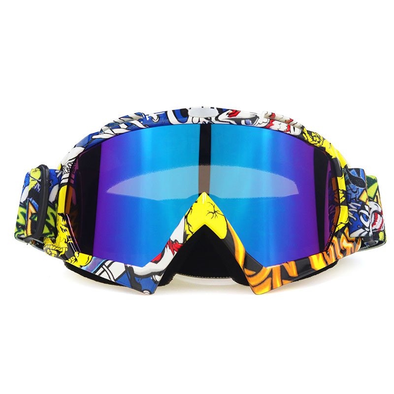 Shop Hot-selling Outdoor Mountain Climbing Cross-country Motorcycle Windproof Goggles Fashionable Set of Proximity Mirror
