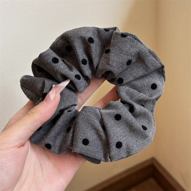 Estilo pastoral francés, diadema de intestino grueso, accesorios para el cabello dulce de alta calidad para mujer, cuerda para la cabeza, nueva cuerda para el cabello de todo fósforo, banda elástica alta