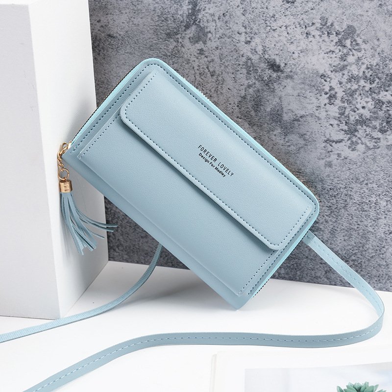 2022 nueva gran capacidad multifuncional color sólido bolso de hombro moda simple horizontal crossbody bolso del teléfono para las mujeres