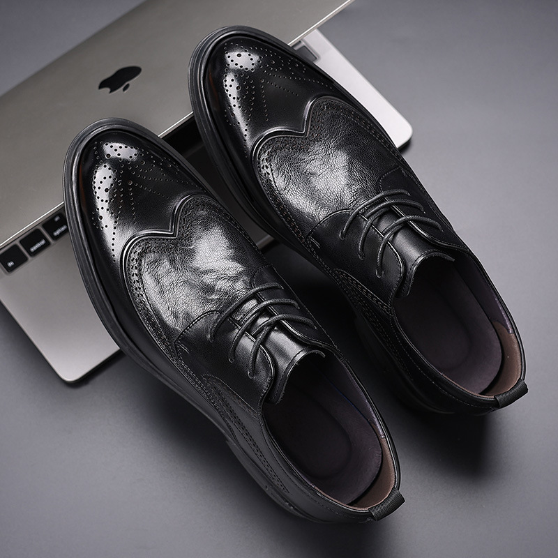 Special Offer Brogue Leather Shoes for Men, British Style Business Formal Casual Shoes, Genuine Leather Breathable Men's Wedding Groom Shoes Special Offer Brogue Leather Shoes for Men, British Style Business Formal Casual Shoes, Genuine Leather Breathable Men's Wedding Groom Shoes