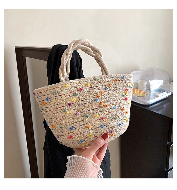 Women's Small Summer Straw Vacation Straw Bag display picture 1