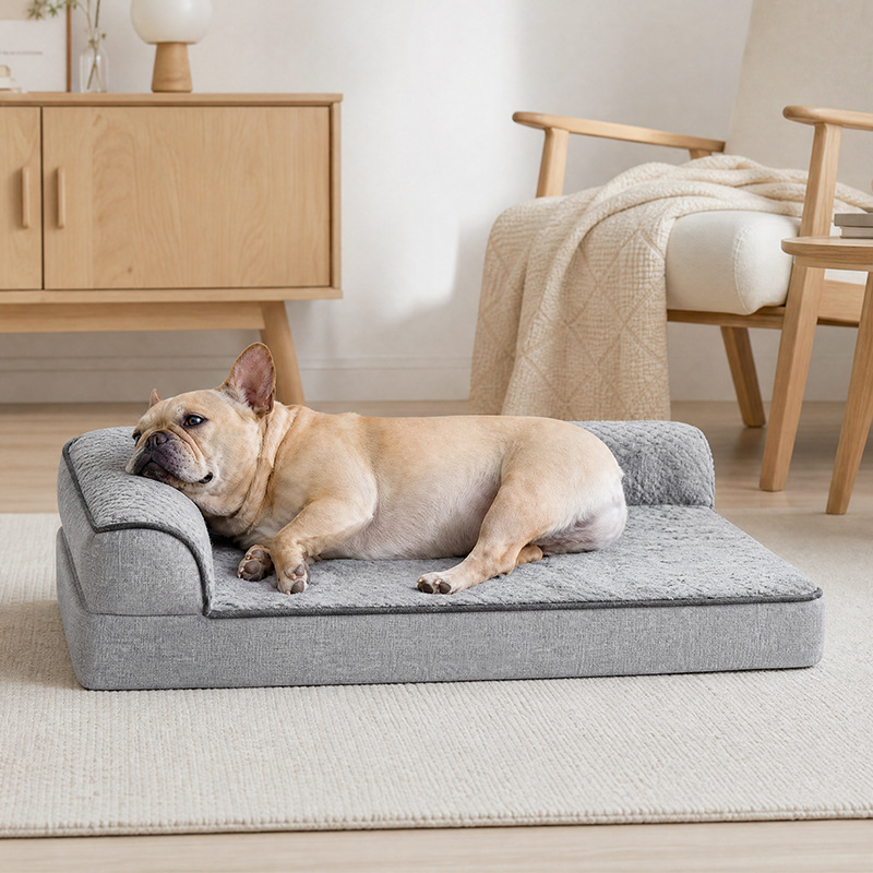 Raza de piña perrera bilateral, almohadilla para perros extraíble y lavable, sofá para perros universal Four Seasons, almohadilla para perros grande y mediana, almohadilla para peluche para perros, cama para perros