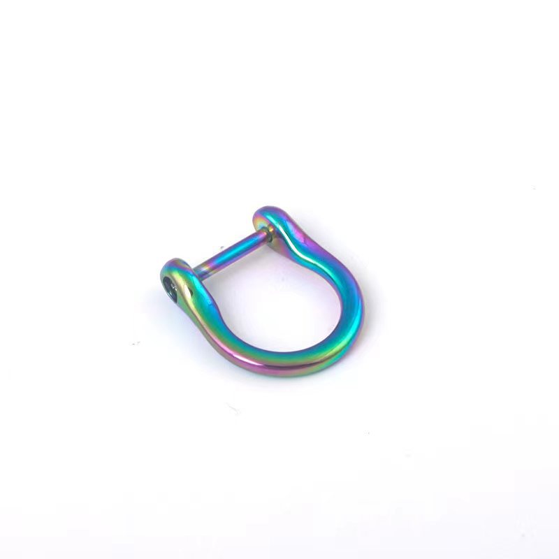 En stock al por mayor de herradura hebilla de metal tornillo D hebilla desmontable D anillo hebilla de herradura hebilla de las mujeres accesorios de reparación hebilla image 27