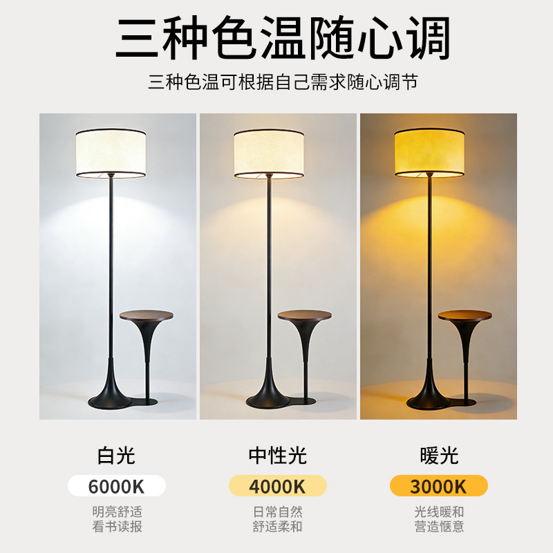 Luz de piso de estilo medieval sala de estar sofá estante de objetos en una lámpara retro lámpara de decoración estudio lámpara de dormitorio 488L