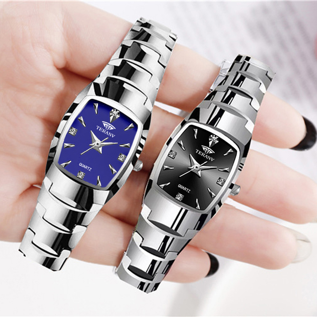 Square Women's Watch Small Fashion Korean Goddess Watch Waterproof Student Watch Women's Watch Trendy New
