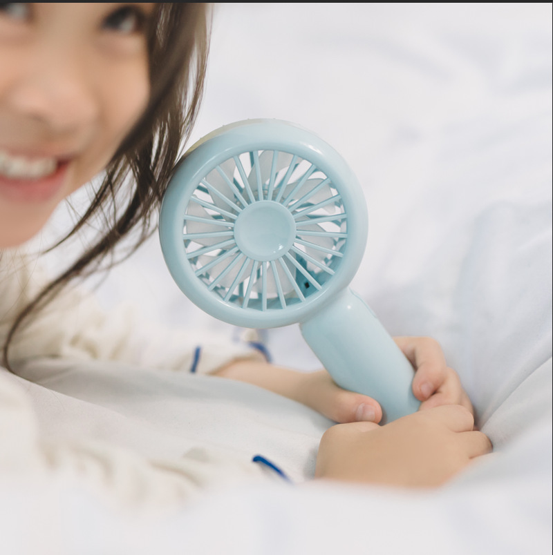 F0 Fragrance Mini Fan for Summer Outdoor Use, Handheld USB Charging, Wholesale Activity Gift, Logo Printing Available