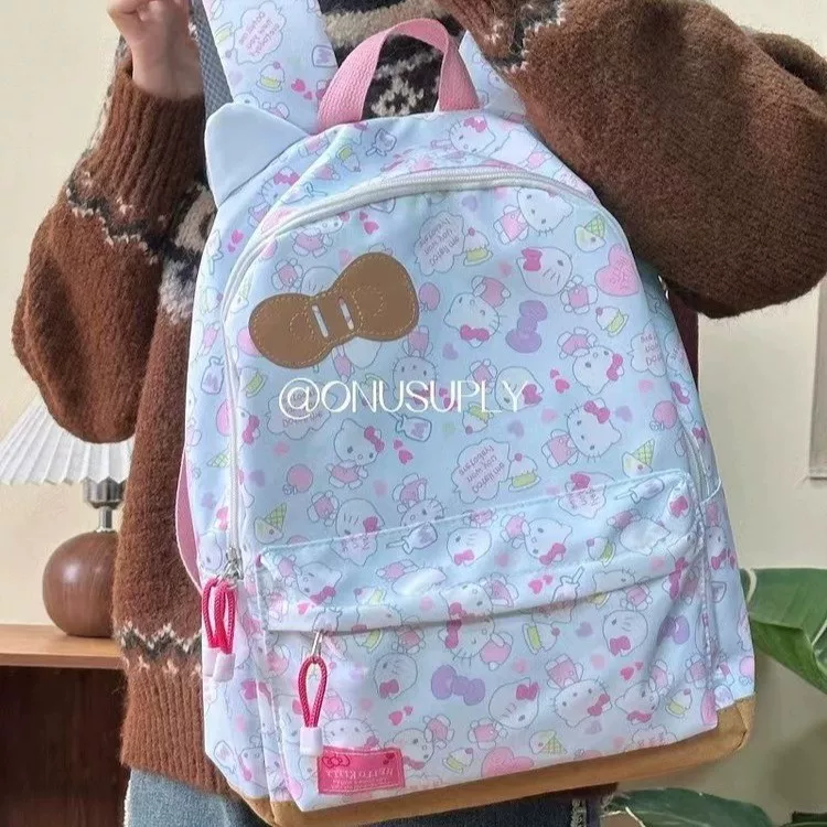 Backpack, capacious Japanese brand small bag, Korean style
